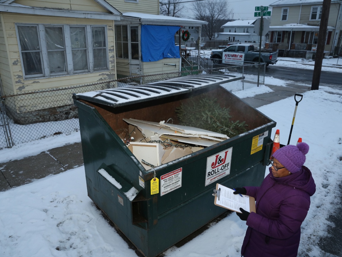 Winter Dumpster Rental Planning for Newark Homeowners